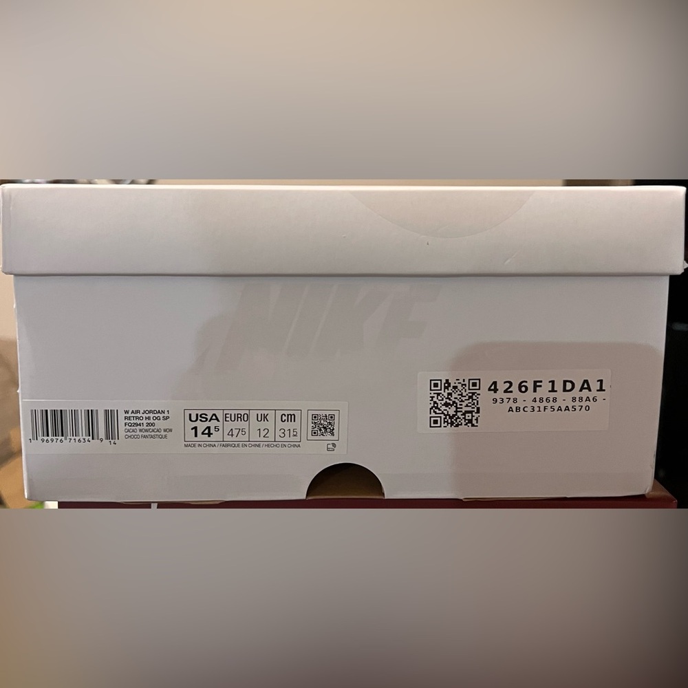 Air Jordan 1 OG High “Dusted Clay” (BOX ONLY)